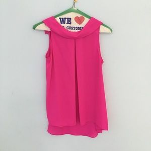 Hot pink tank